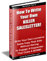 Thumbnail How To Write Your Own Killer Salesletter