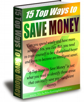 Product picture 15 Ways To Save Money