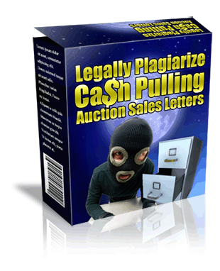 Product picture Legally Plagiarize Cash Pulling Auction Sales Letters