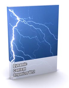 Product picture Dynamic Content Organizer - The Hands Off Website Management Solution