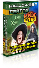 Product picture Halloween Crafts Made Easy - Techniques To Save On Your Notecase