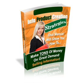 Product picture Info Product Creation Strategies - Make Money On Demand Selling Information