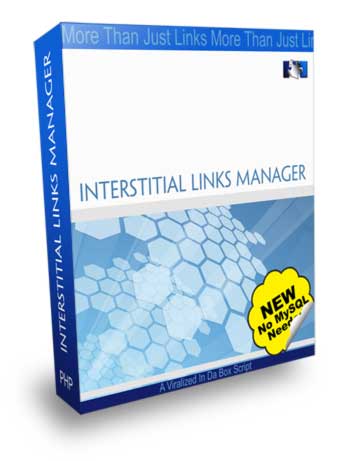 Product picture Interstitial Links Manager - Interstitial Ads Manager, PHP L