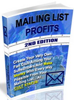 Product picture Mailing List Profits - Make Money With Every Way Possible From Your Mailing List