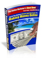 Product picture The Online Marketers Cheat Sheet - 50 Hot Cheats And Shortucts To Making Money Online