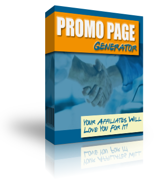 Product picture Promo Page Generator - Your Affiliates Will Love You For It