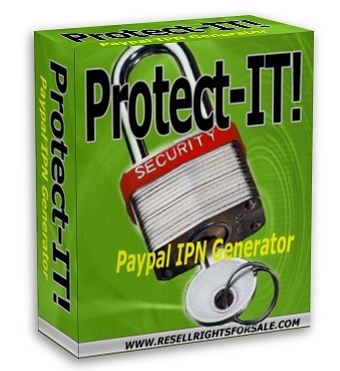 Product picture Protect-IT! - Paypal IPN Protection Generator