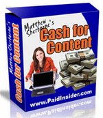 Product picture Cash For Content - Make Money From Home With The System