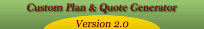 Product picture Custom Plan & Quote Generator