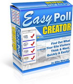 Product picture Easy Poll Creator Script - Find Out What Your Site Visitors Think & Want