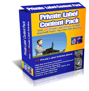 Product picture Private Label Content Pack - +600 Private Label Articles To Instantly Profit From!