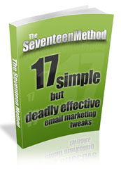 Product picture The Seventeen Method - Effective Email Marketing Tweaks