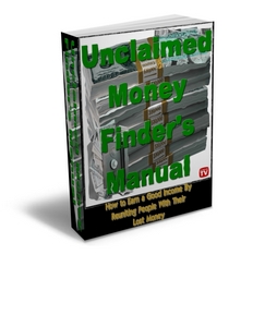 Product picture Unclaimed Money Finders Manual